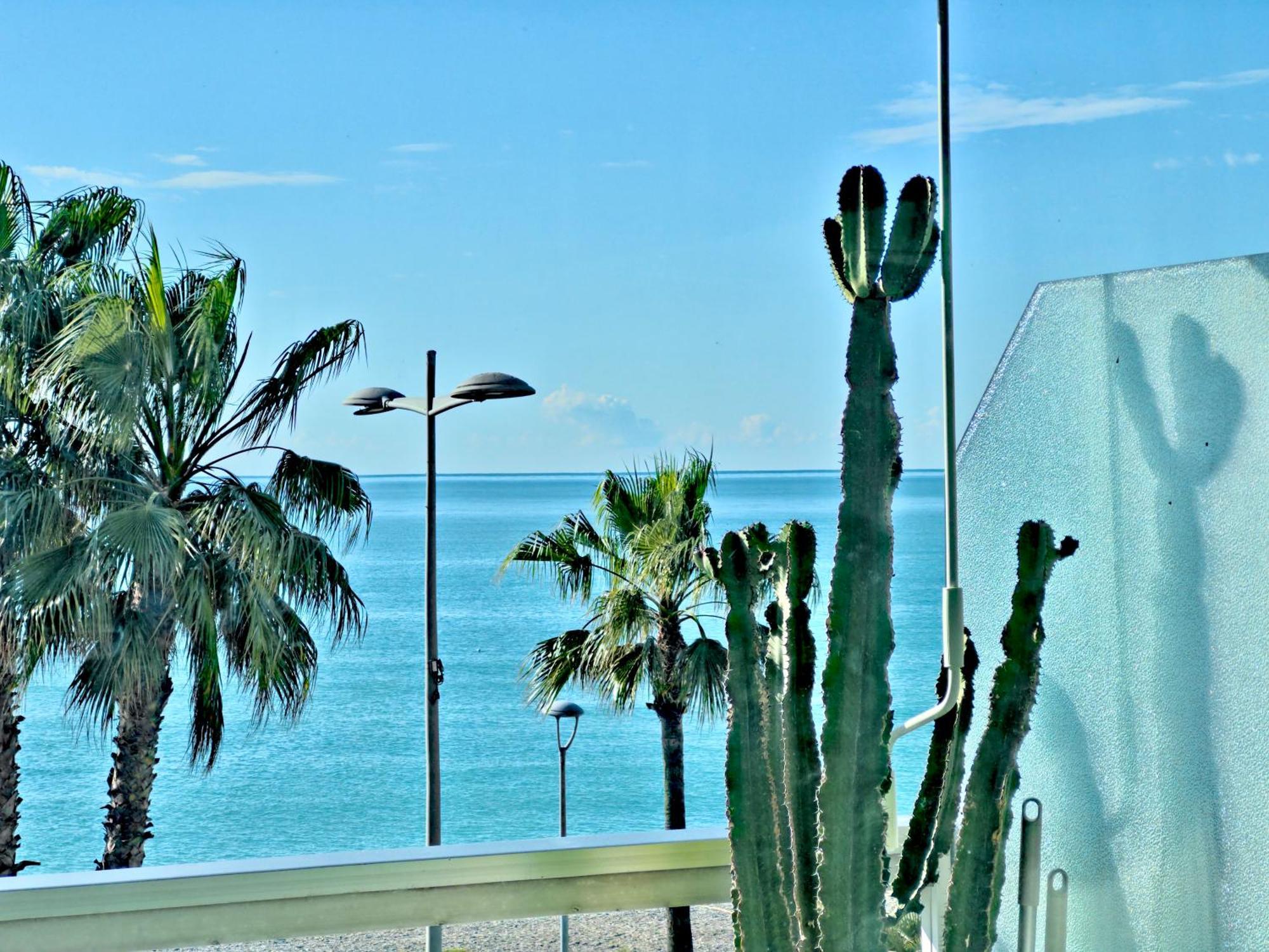 Panoramic Sea View Studio 24H Checkin Cagnes-sur-Mer Ngoại thất bức ảnh